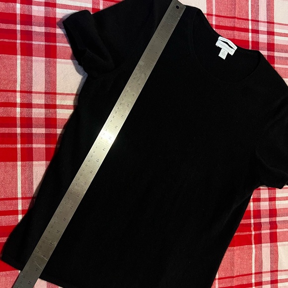 Charter Club Women's 100% Cashmere Crewneck Short-Sleeve Sweater - Picture 9 of 9